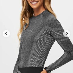 Figs Charcoal Long Sleeve Tee